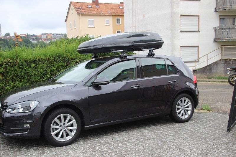 Dachbox 430 Liter auf einem Volkswagen Golf, in Schifferstadt mieten